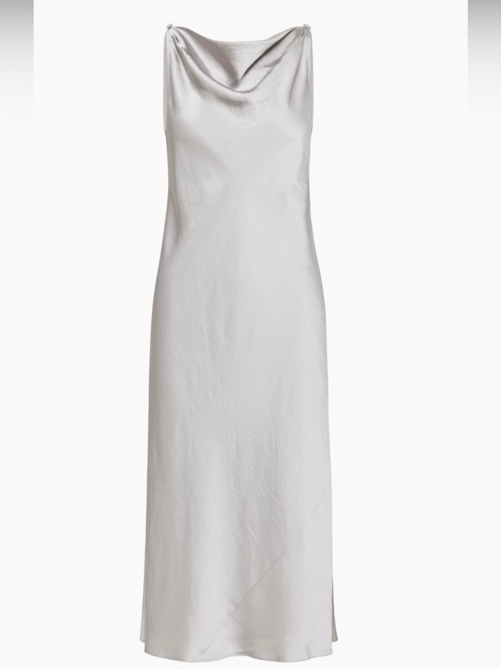 Aritzia Wilfred Goddess Satin Midi Dress